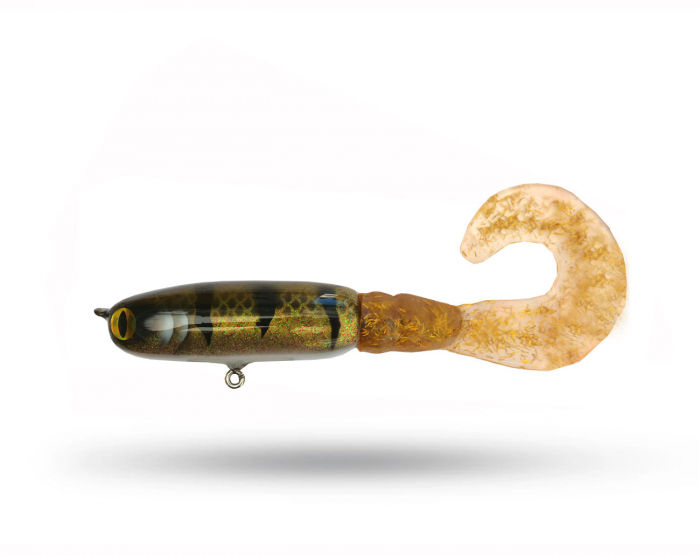 PeWe Baby Snake - Gold Perch i gruppen Fiskedrag / Jerkbaits hos Örebro Fiske & Outdoor AB (PeWe Baby Snake GoldP)